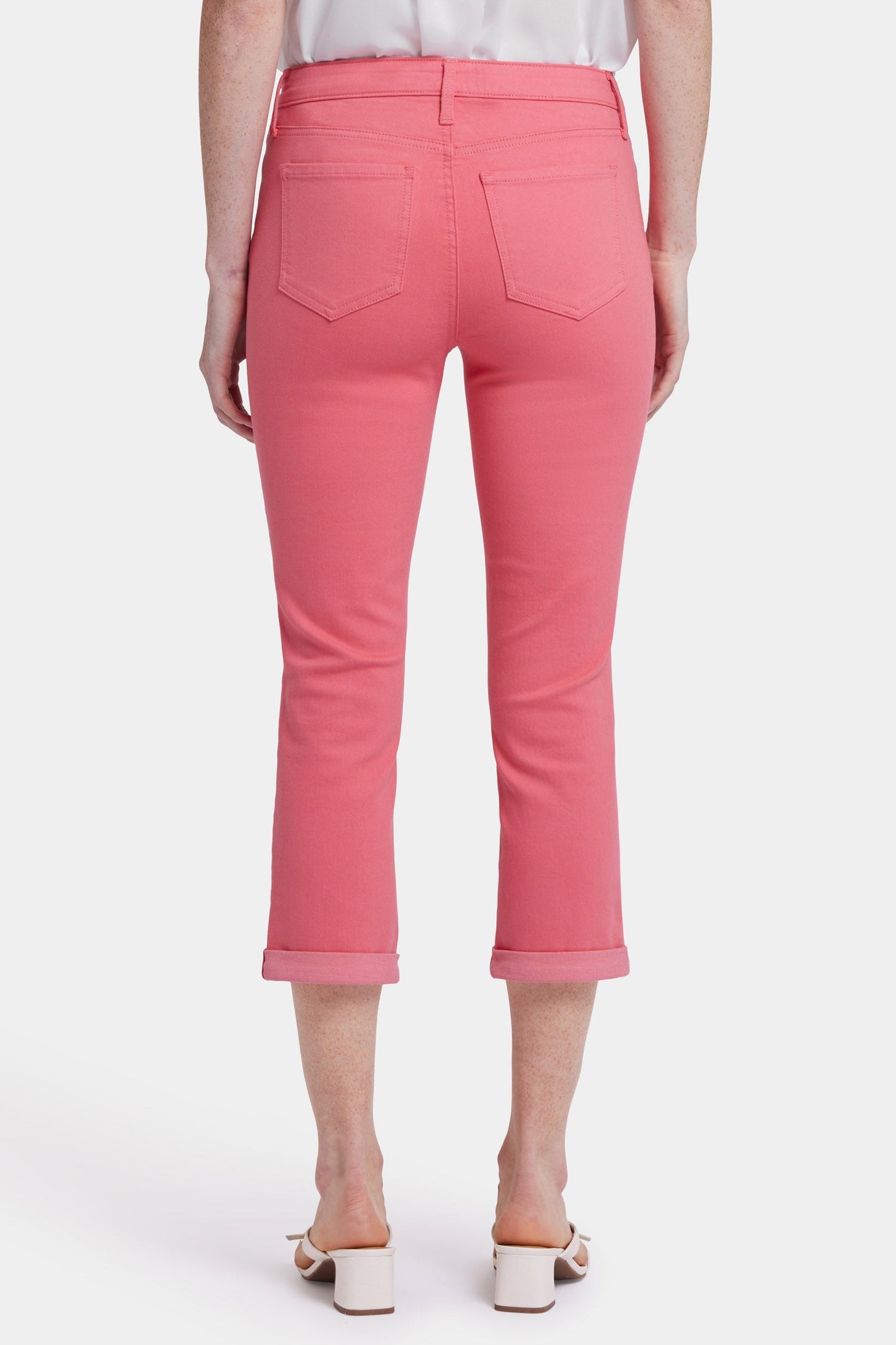 Chloe Skinny Capri Jeans - Spiced Coral