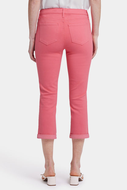 Chloe Skinny Capri Jeans - Spiced Coral