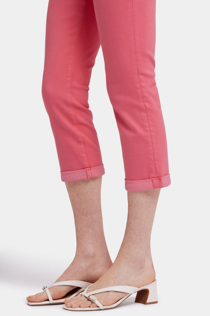 Chloe Skinny Capri Jeans - Spiced Coral