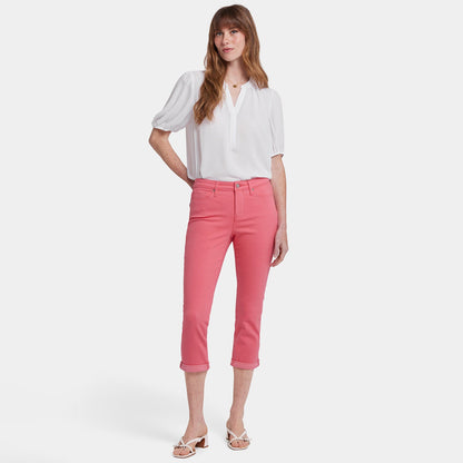 Chloe Skinny Capri Jeans - Spiced Coral