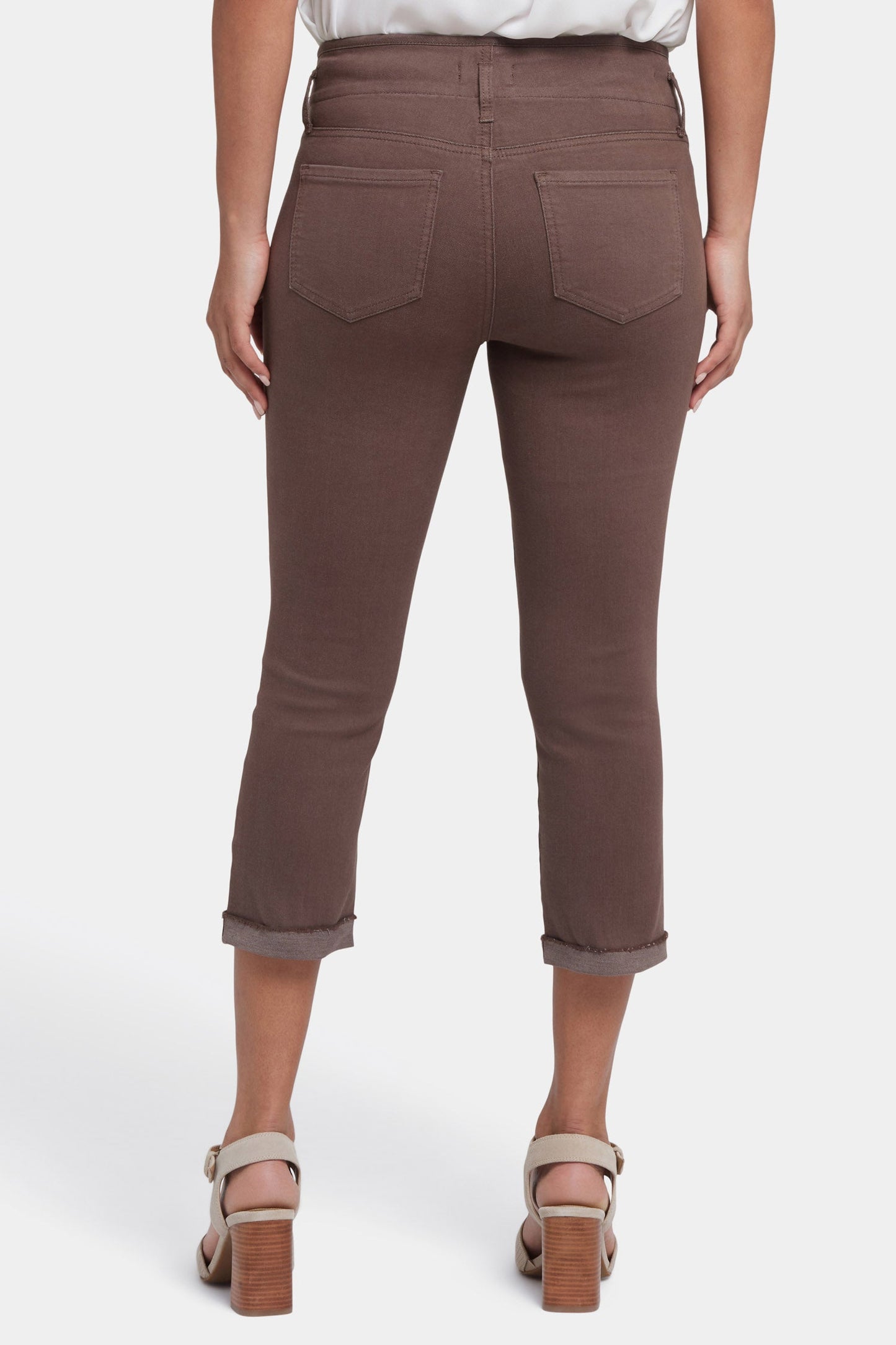 Chloe Capri Jeans - Coffee Bean