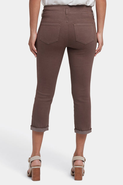 Chloe Capri Jeans - Coffee Bean