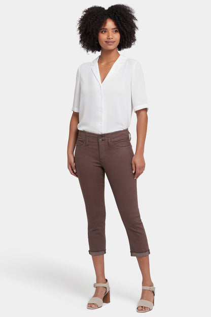 Chloe Capri Jeans - Coffee Bean
