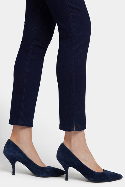 Alina Skinny Ankle Pull-On Jeans - Rinse