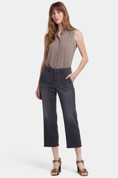 Relaxed Piper Crop Jeans - Castile Dream