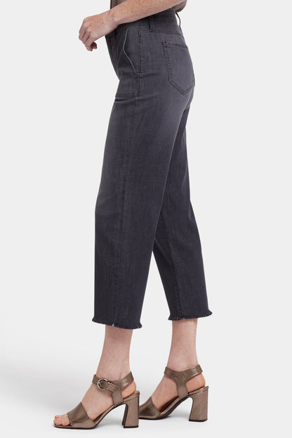 Relaxed Piper Crop Jeans - Castile Dream