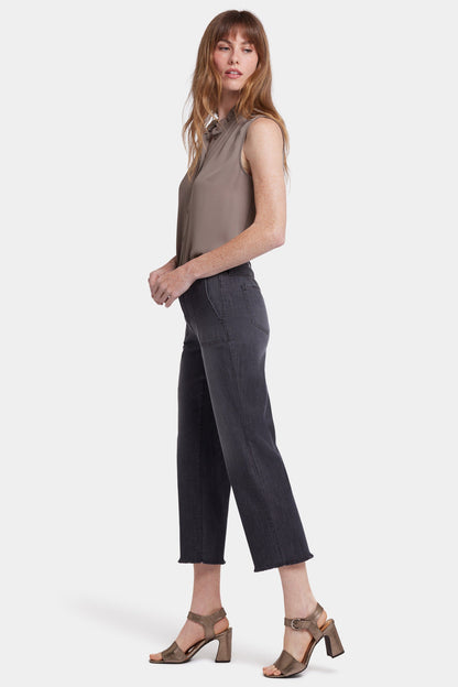 Relaxed Piper Crop Jeans - Castile Dream