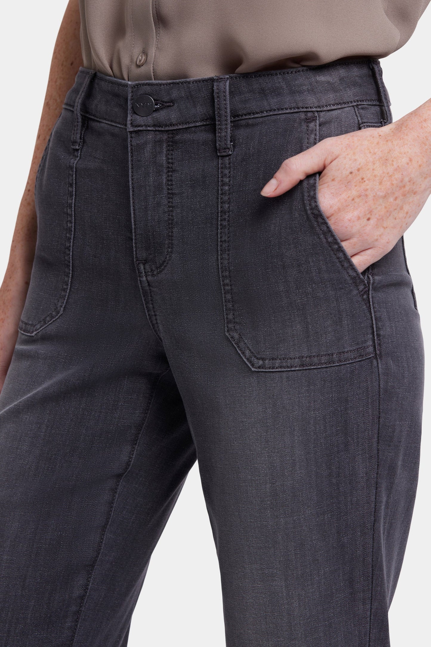 Relaxed Piper Crop Jeans - Castile Dream