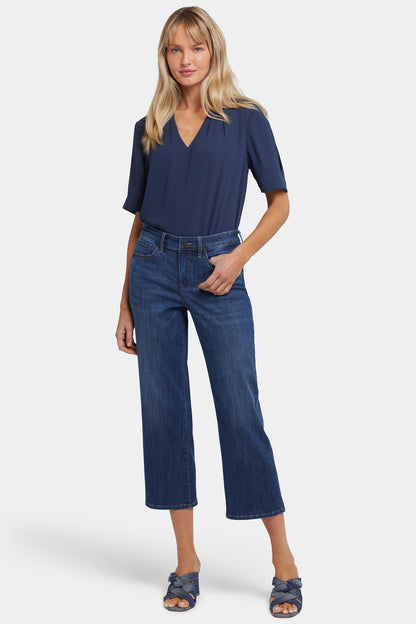 Relaxed Piper Crop Jeans - Rio Rapids