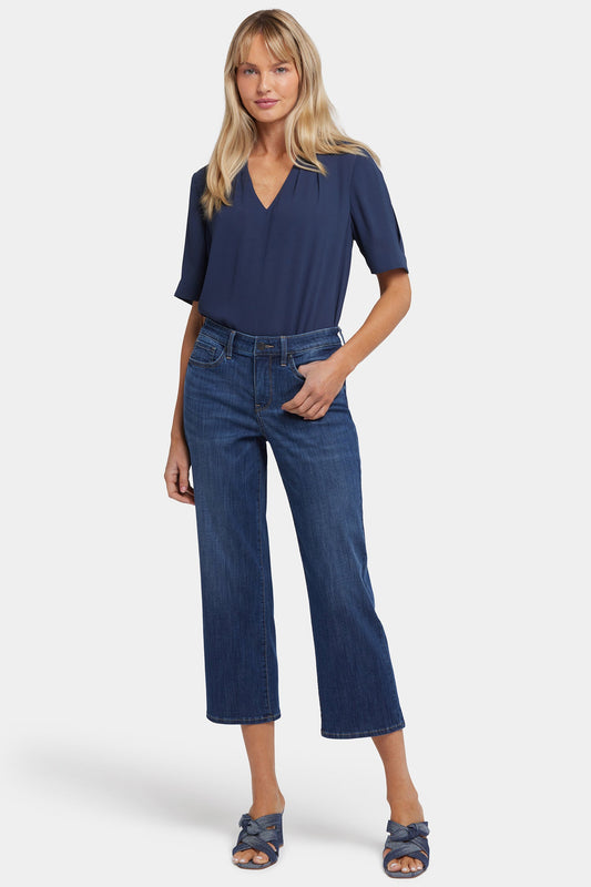 Relaxed Piper Crop Jeans - Rio Rapids