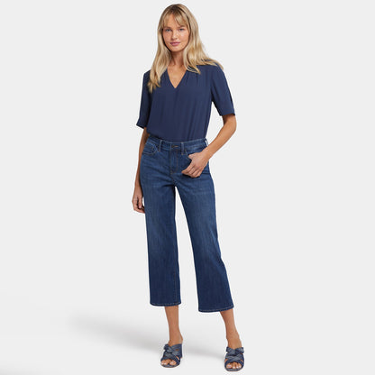 Relaxed Piper Crop Jeans - Rio Rapids