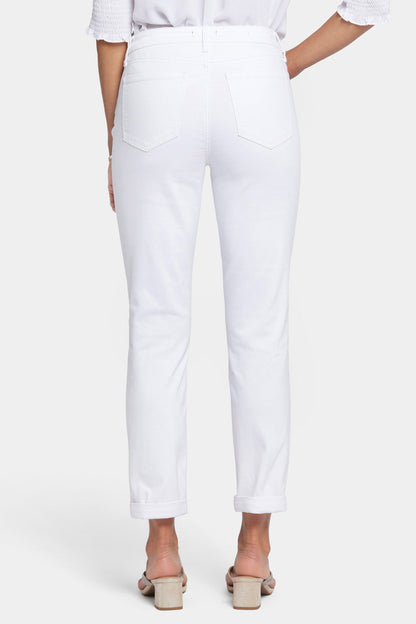 Margot Girlfriend Jeans - Optic White