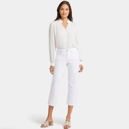 Relaxed Piper Crop Jeans - Optic White