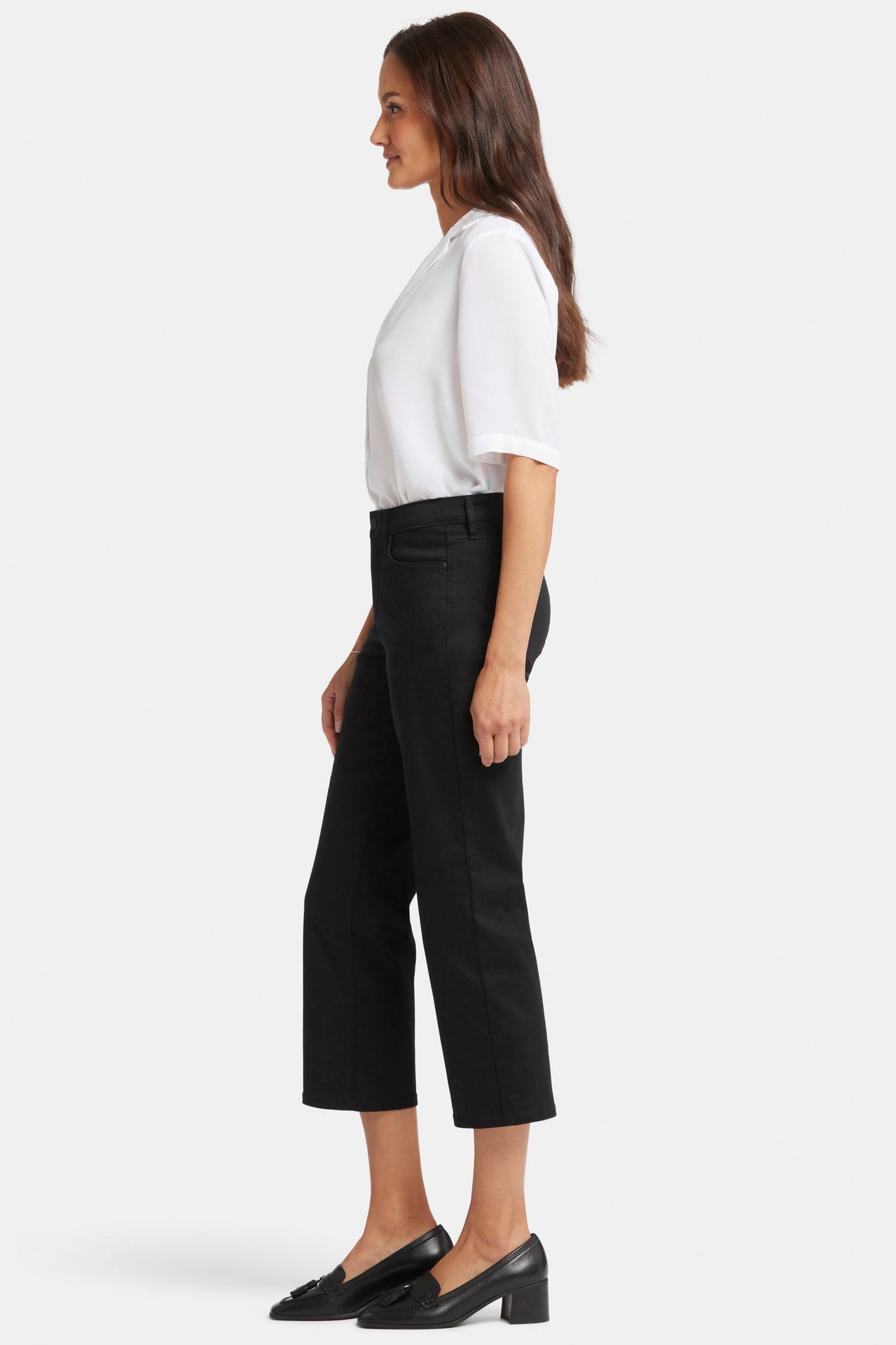 Relaxed Piper Crop Jeans - Black
