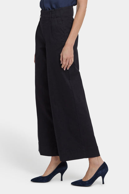 Mona Wide Leg Trouser Jeans - Black