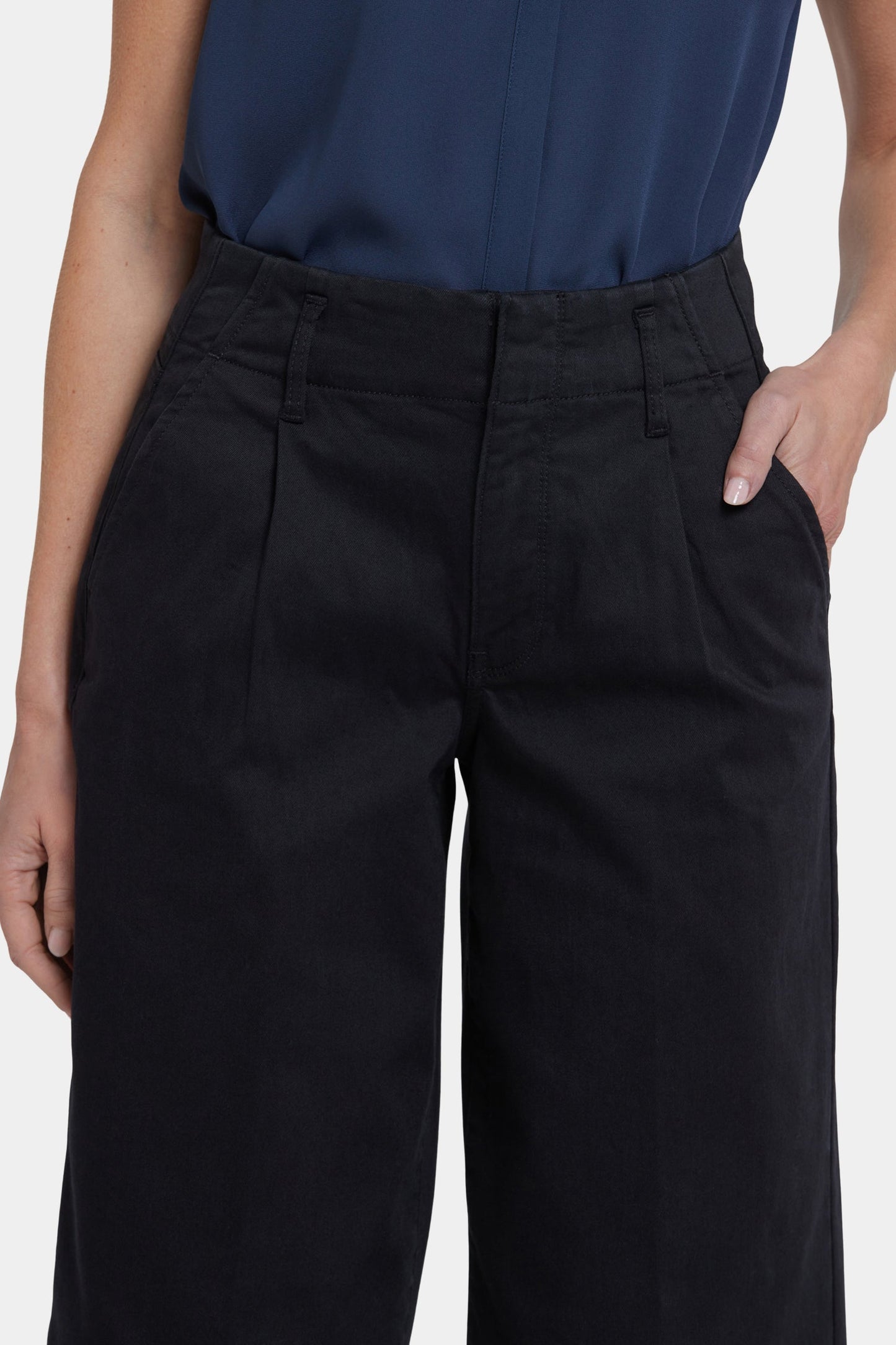 Mona Wide Leg Trouser Jeans - Black