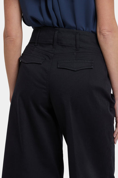 Mona Wide Leg Trouser Jeans - Black