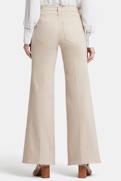 Mia Palazzo Jeans - Feather