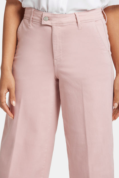 Mona Wide Leg Trouser Ankle Jeans - Bell Meadow