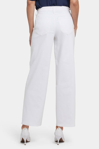 Jemma Barrel Jeans - Optic White