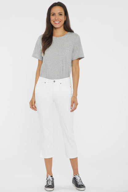 Chloe Capri Jeans - Optic White