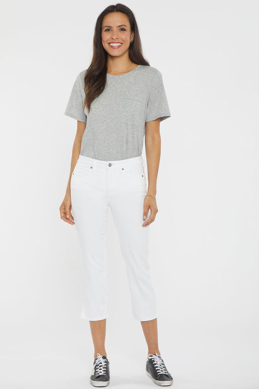 Chloe Capri Jeans - Optic White