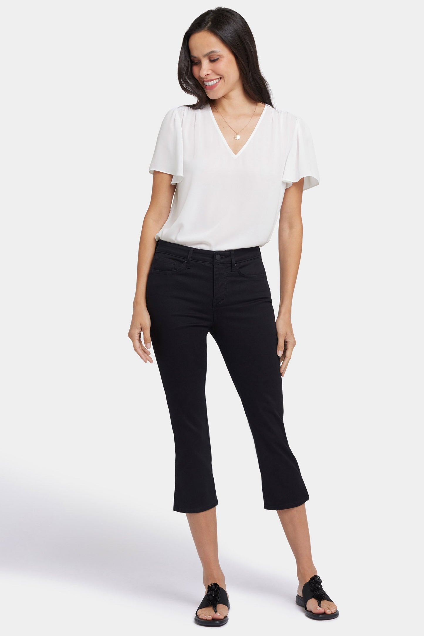 Chloe Capri Jeans - Black
