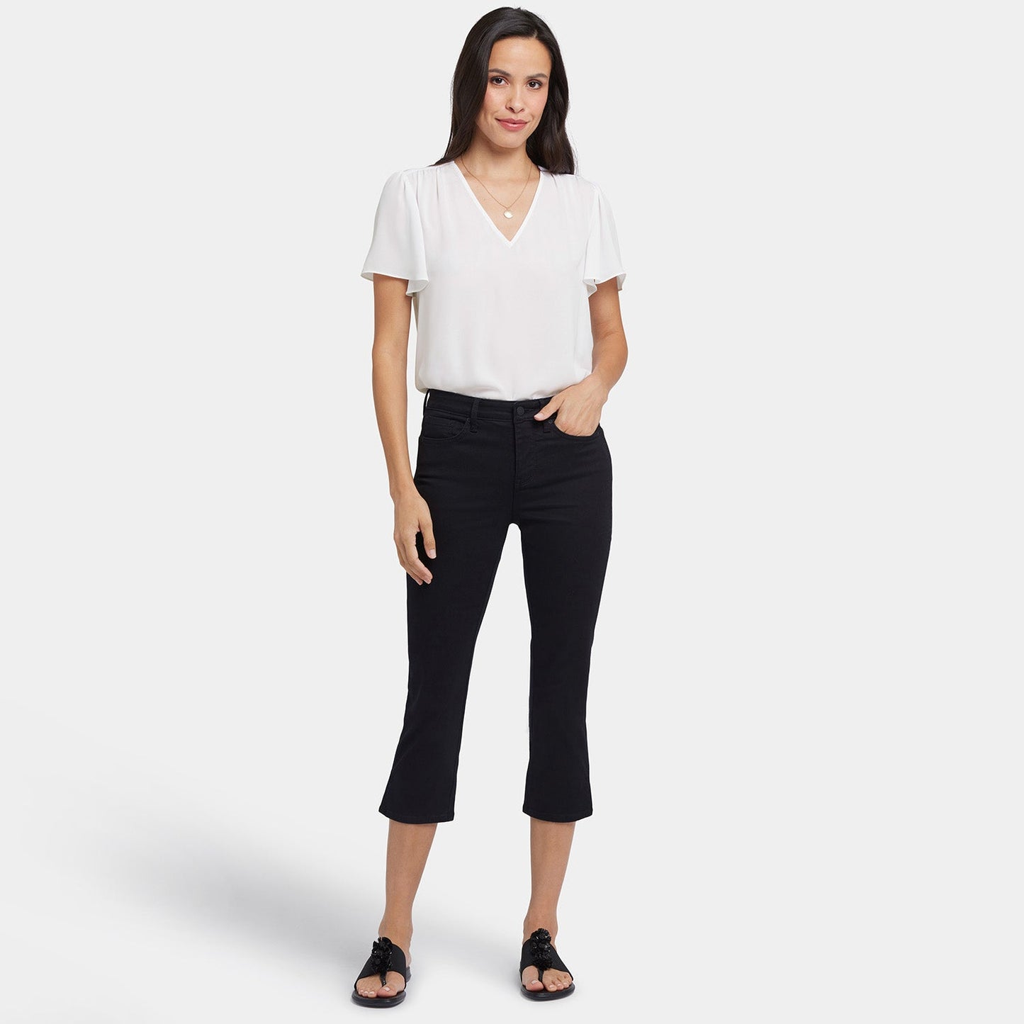 Chloe Capri Jeans - Black