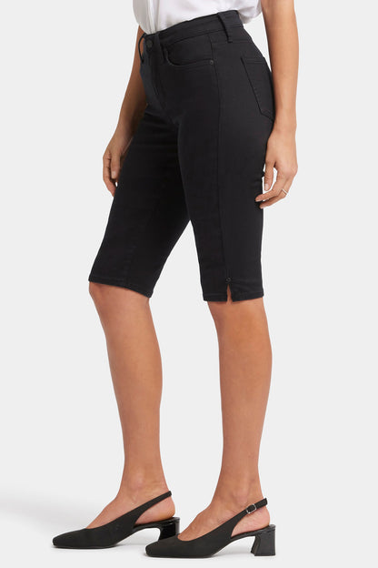 Sophie Bike Capri Jeans - Black