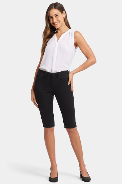 Sophie Bike Capri Jeans - Black