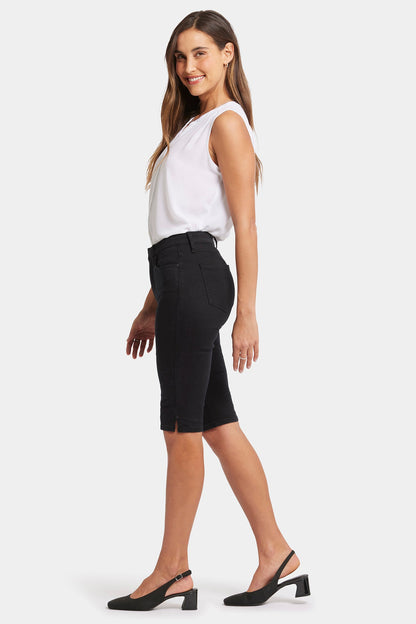 Sophie Bike Capri Jeans - Black