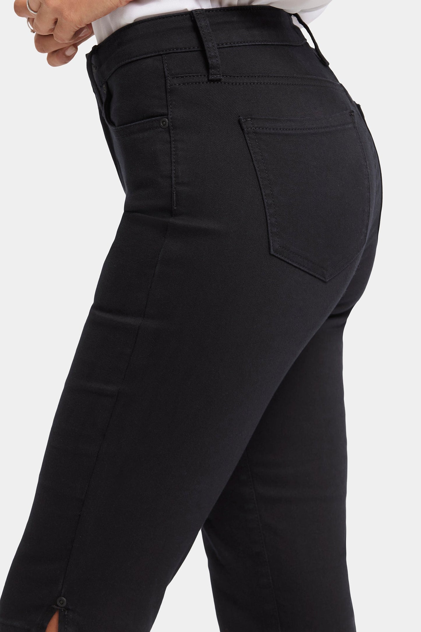 Sophie Bike Capri Jeans - Black