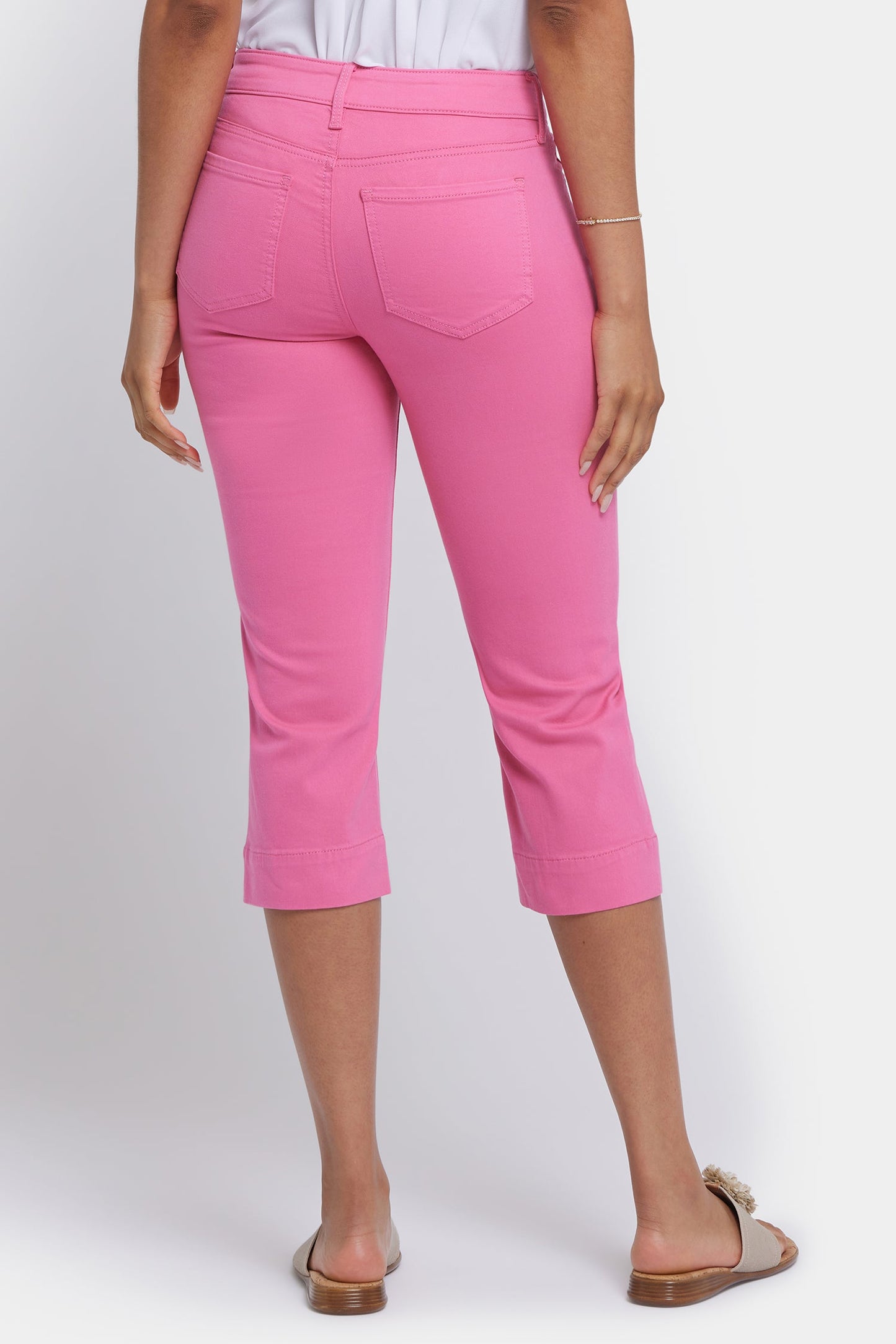 Marilyn Straight Crop Jeans - Honeysuckle