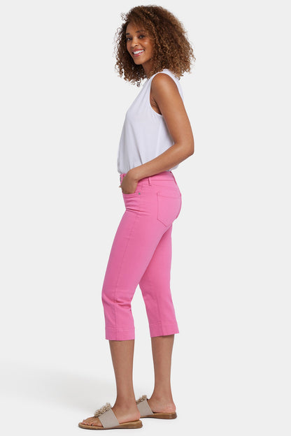 Marilyn Straight Crop Jeans - Honeysuckle
