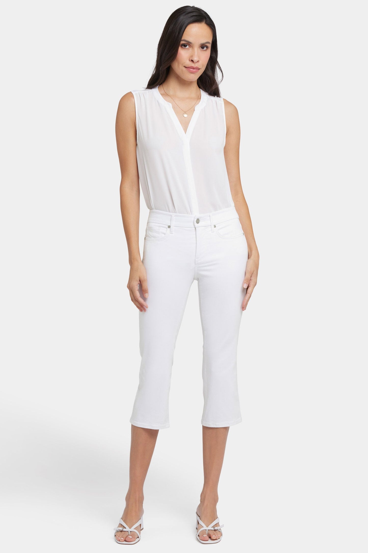 Waist-Match™ Marilyn Straight Crop Jeans - Optic White
