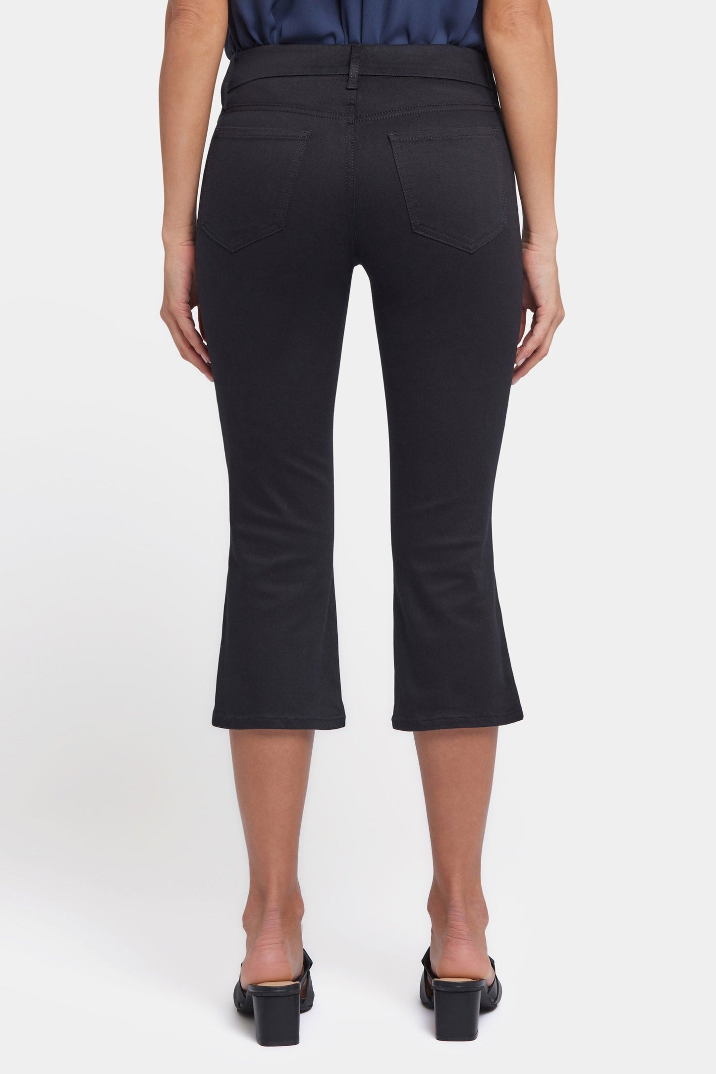 Waist-Match™ Marilyn Straight Crop Jeans - Black