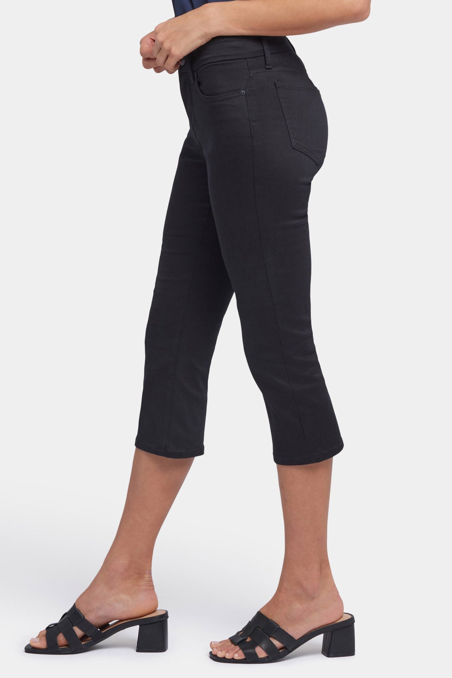 Waist-Match™ Marilyn Straight Crop Jeans - Black