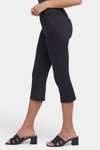 Waist-Match™ Marilyn Straight Crop Jeans - Black