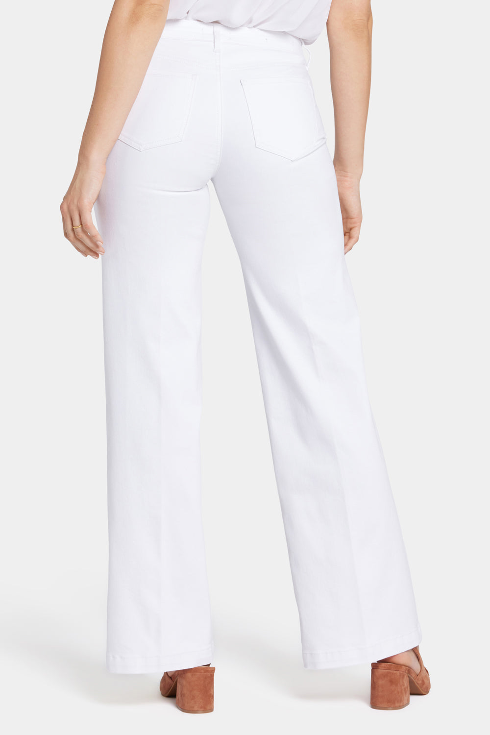 Teresa Wide Leg Jeans - Optic White