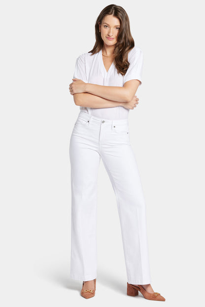 Teresa Wide Leg Jeans - Optic White