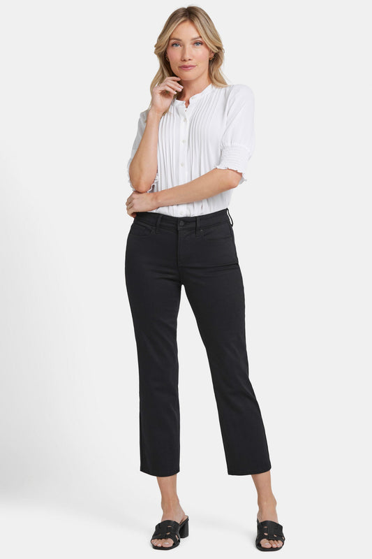 Marilyn Straight Ankle Jeans - Black