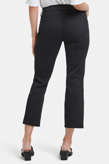 Marilyn Straight Ankle Jeans - Black