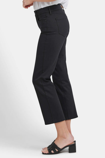 Marilyn Straight Ankle Jeans - Black