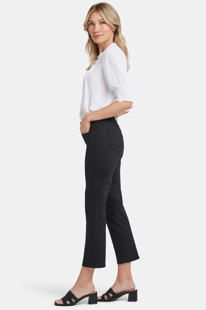 Marilyn Straight Ankle Jeans - Black