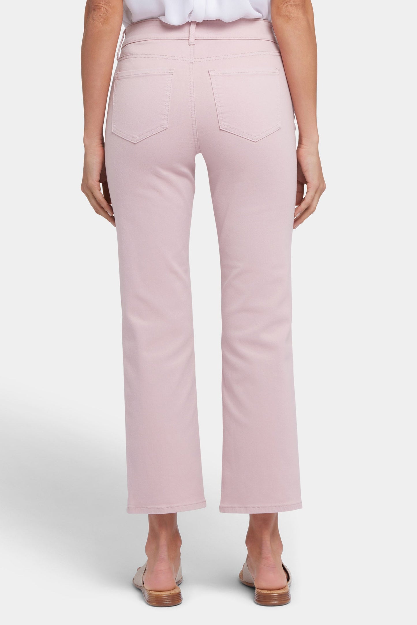 Marilyn Straight Ankle Jeans - Pale Mauve