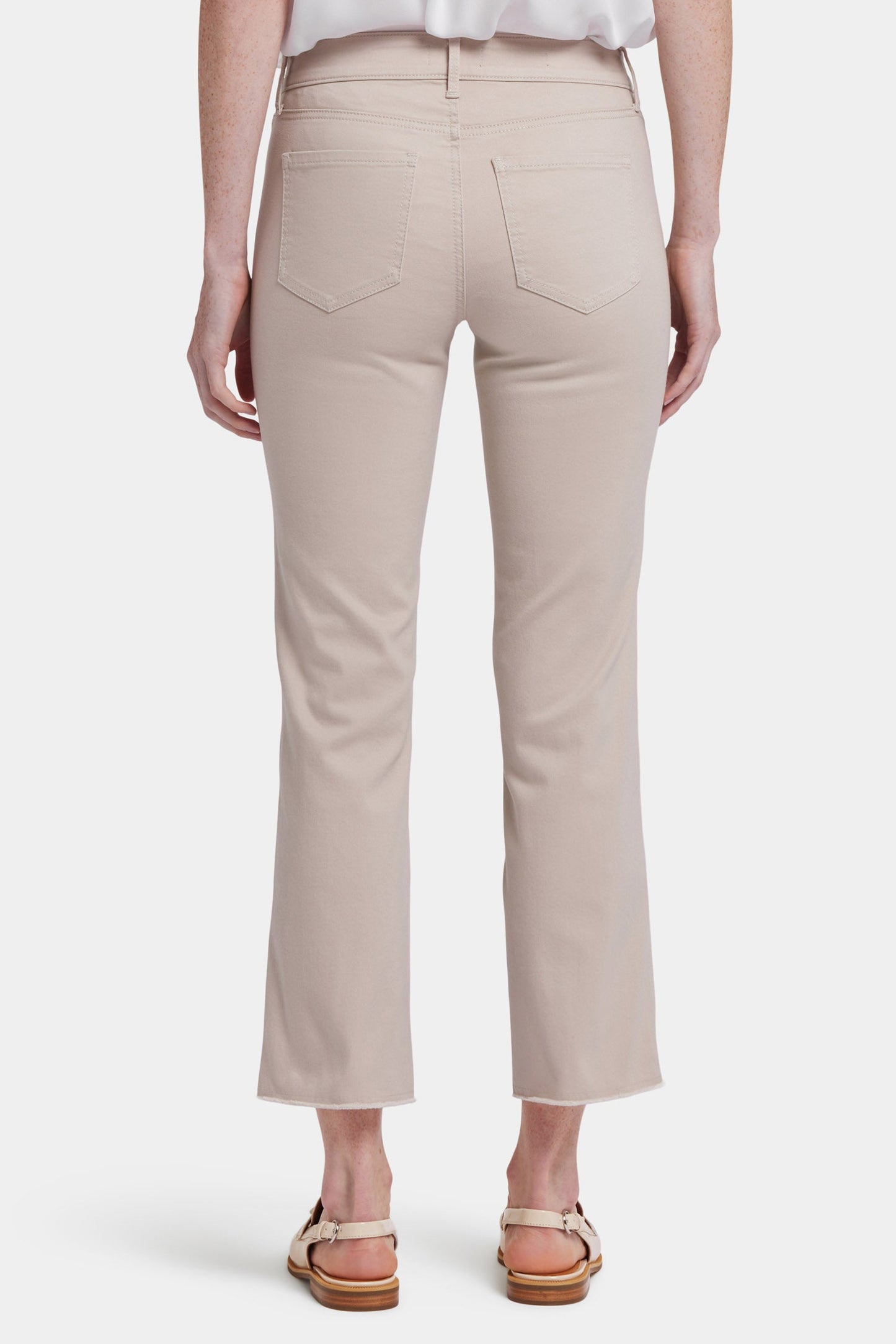 Marilyn Straight Ankle Jeans - Feather