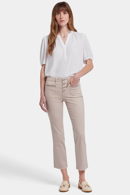 Marilyn Straight Ankle Jeans - Feather