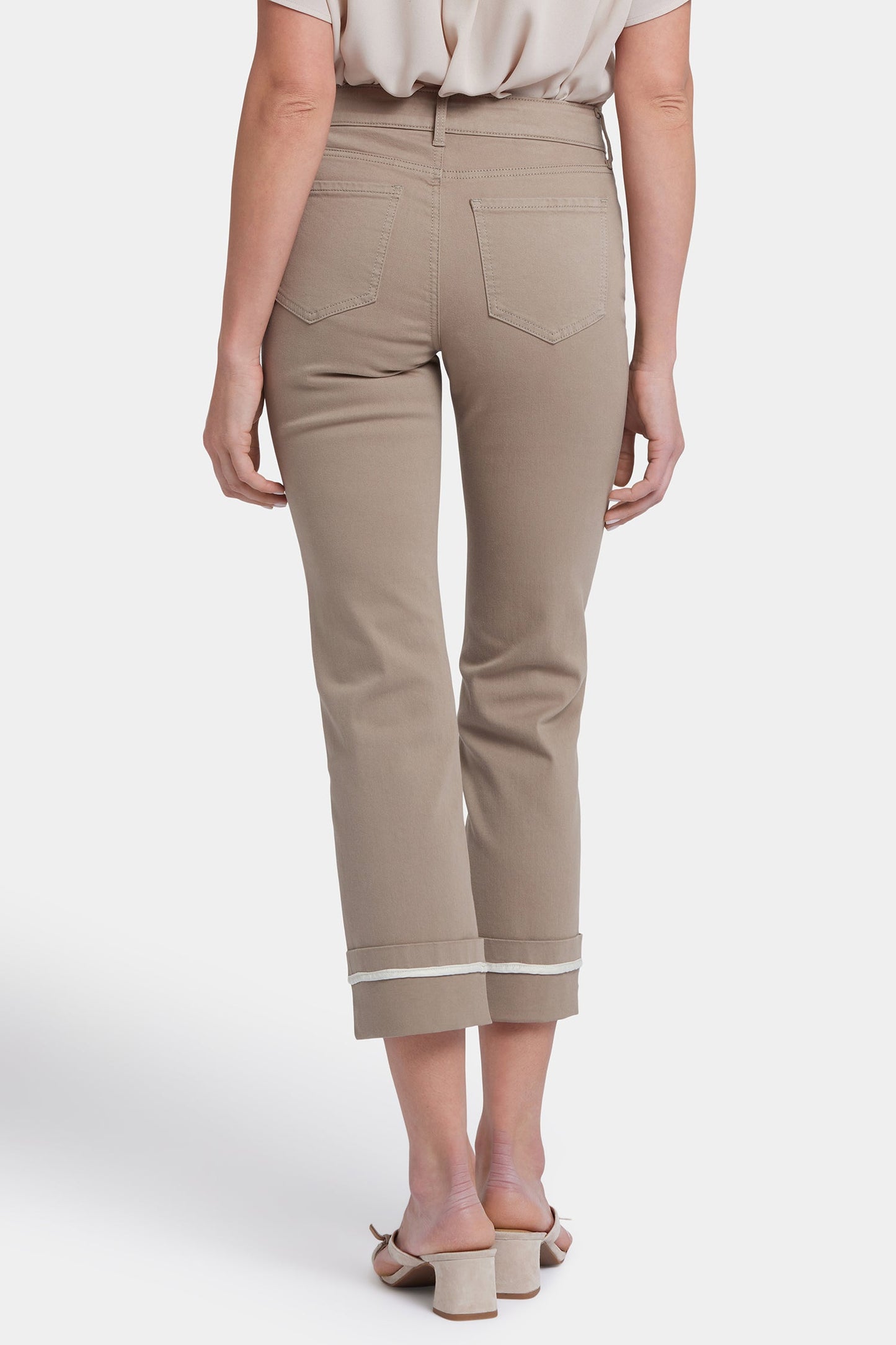 Marilyn Straight Ankle Jeans - Saddlewood