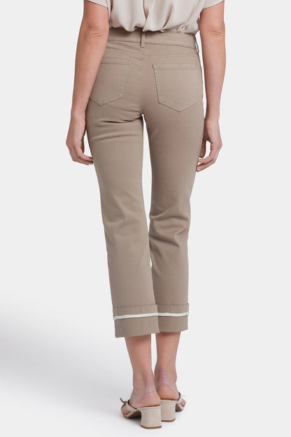 Marilyn Straight Ankle Jeans - Saddlewood