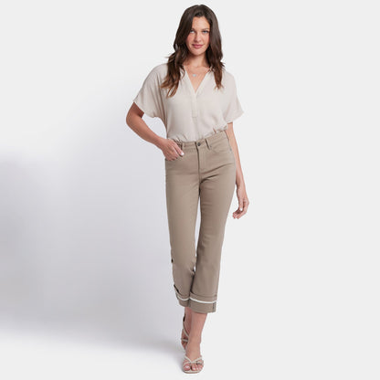 Marilyn Straight Ankle Jeans - Saddlewood